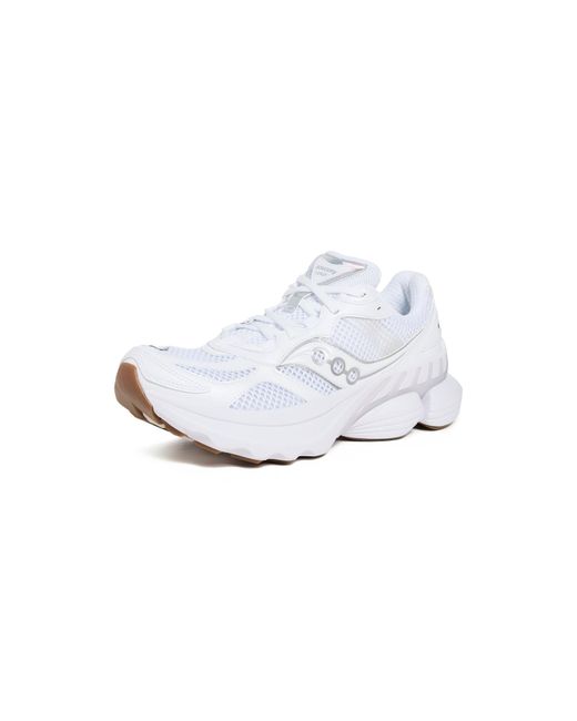 Saucony White Grid Nxt Sneakers