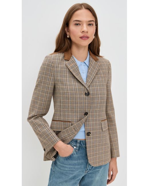 Rag & Bone Multicolor Evia Plaid Blazer
