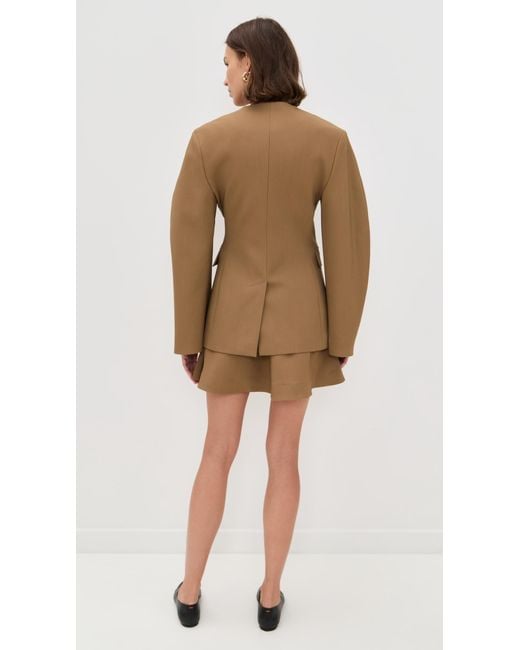 Nanushka Brown Kaori Outerwear