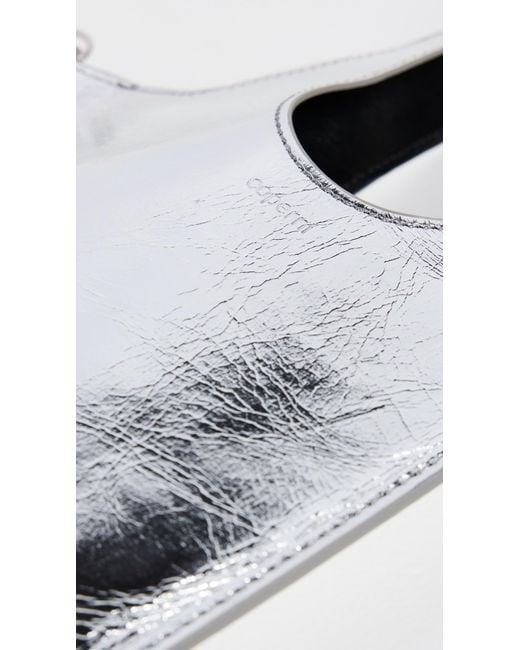 Coperni White Mini Heart Tote Bag