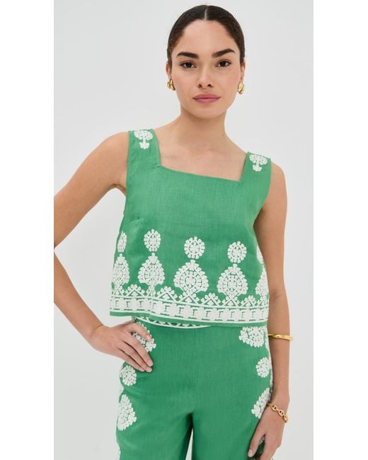 Figue Green Isabelle Top
