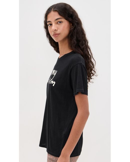 R13 Black Not My Problem Boy Tee