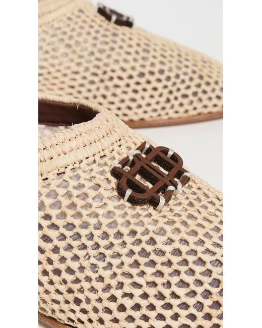Jonathan Simkhai Natural Eden Raffia Ballet Flats
