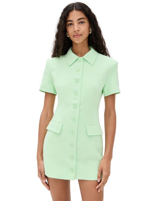 Lioness Cheri Short Sleeve Mini Dress in Green | Lyst Lioness Cheri Short Sleeve Mini Dress in Green | Lyst