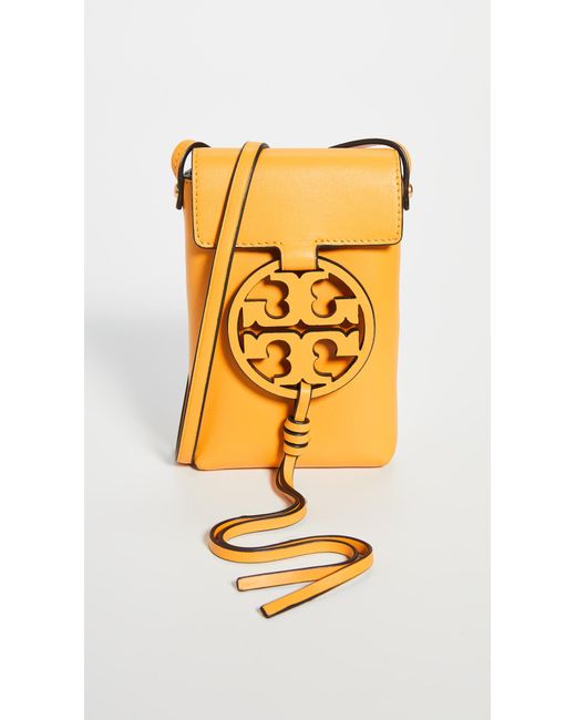 Tory Burch Miller Phone Crossbody Bag in Metallic Lyst