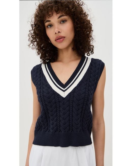 Beyond Yoga Black The Cable Knit Vest
