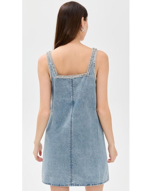 Rag & Bone Blue Jayde Mini Dress