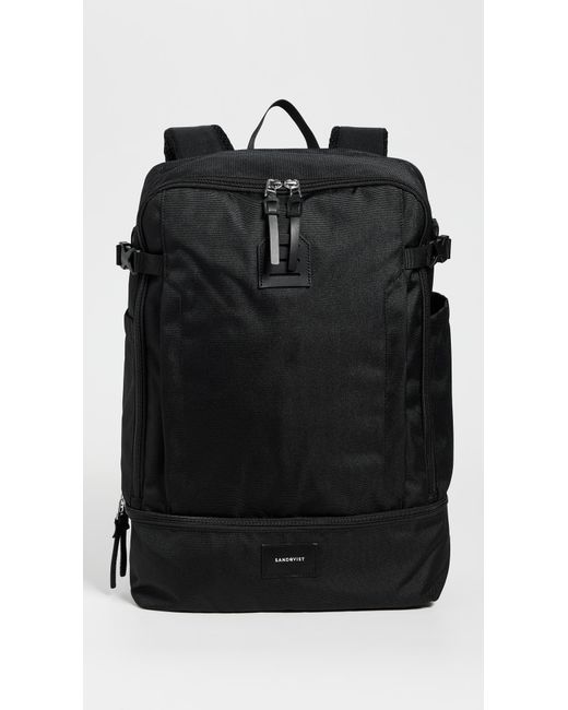 Sandqvist Black Icon Alde Backpack for men