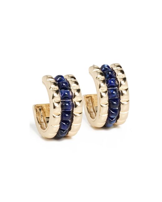 Roxanne Assoulin Blue The Puffy Stud Hoops