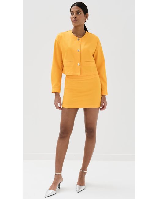 SABLYN Orange Sabyn Emmanuea Twi Miniskirt