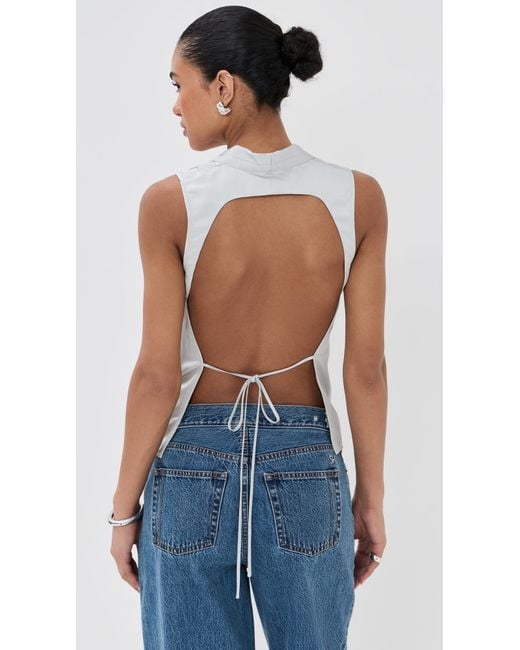 Peter Do White Nara Top