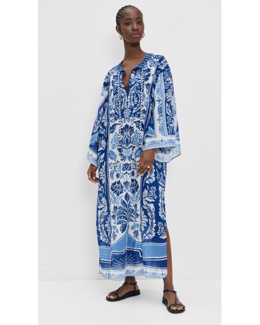 FARM Rio Delicate Tapestry Long Cover Up in Blue | Lyst FARM Rio Delicate Tapestry Long Cover Up in Blue | Lyst