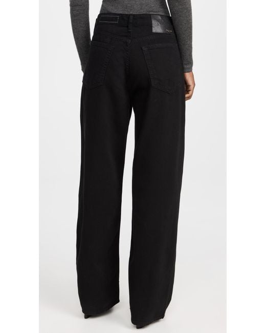 Rag & Bone Black Featherweight Logan Jeans