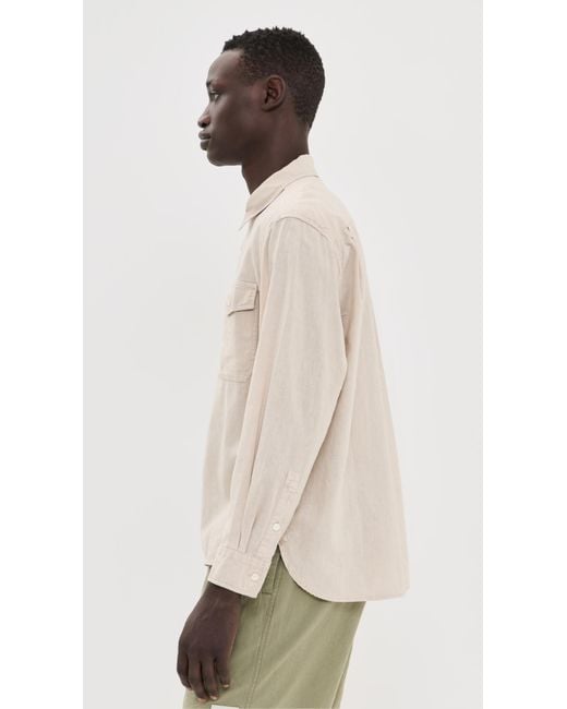 Alex Mill Natural Carter Popover for men