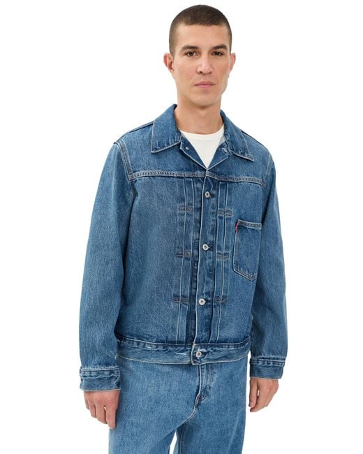Levi's Blue Type I Denim Trucker Jacket for men
