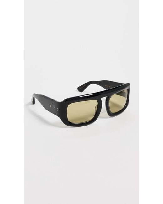 Elisa Johnson Black Aries Sunglasses