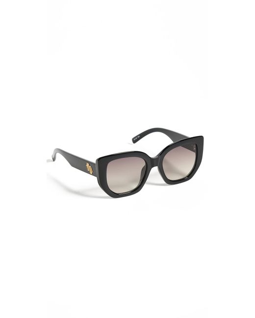 Le Specs Black Euphoria Sunglasses