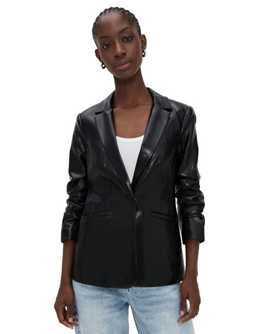 Cinq À Sept Black Vegan Leather Kylie Jacket