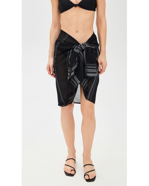Lemlem Black Lema Sarong