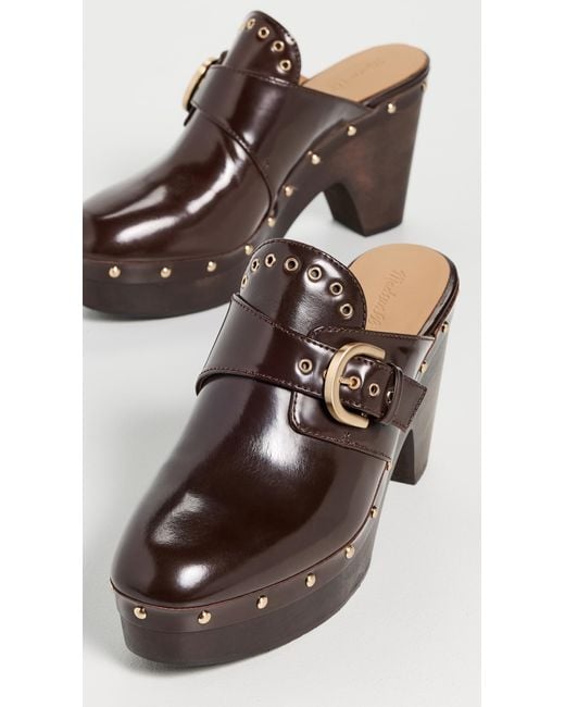 Madewell Brown Finneas Clogs