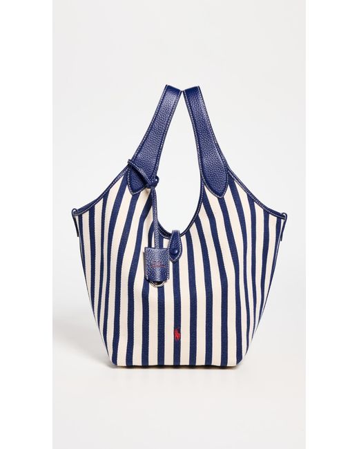 【POLO RALPH LAUREN】Polo Play Striped Canvas Tote トート Polo Play Striped Canvas Tote