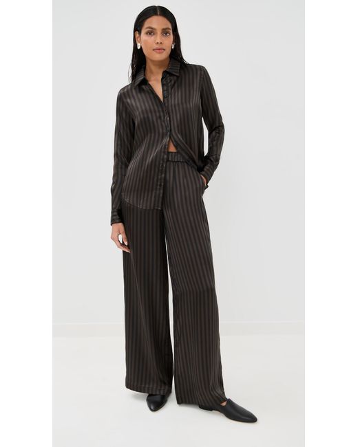 SPRWMN Black Fonda Button Up