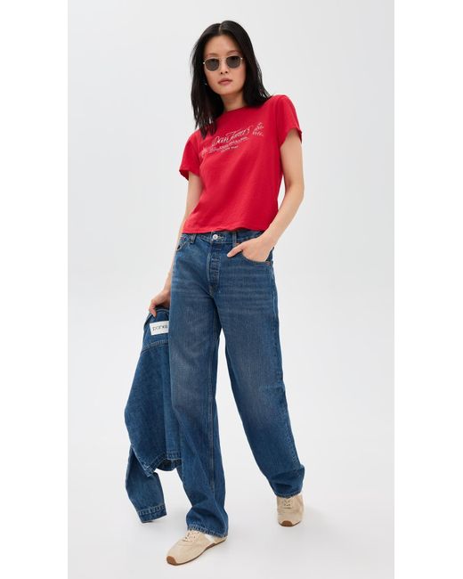 Re/done Red Dan Tanas Classic Tee