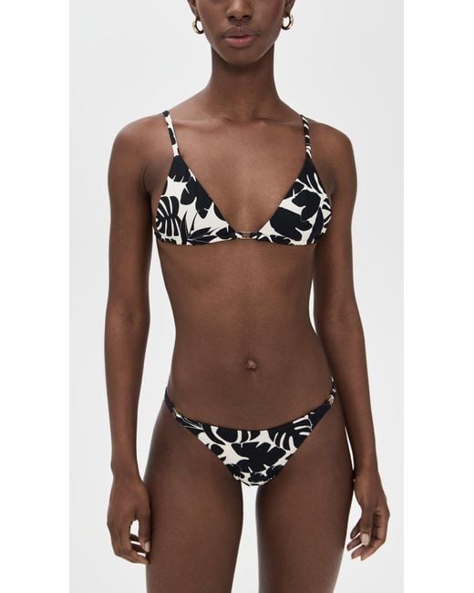 Anine Bing Brown Bellamy Bikini Top