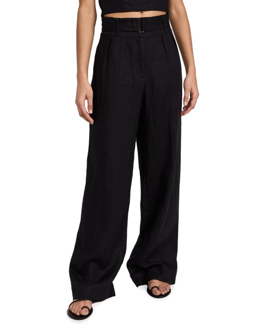 Hevron Black Alina Pants