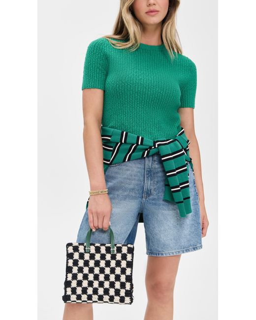 Clare V. Black Petit Summer Simple Tote