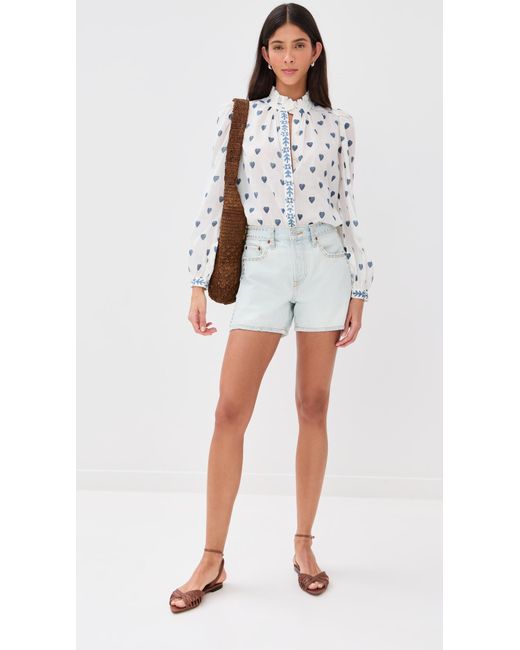 Alix Of Bohemia White Annabel Heart Shirt
