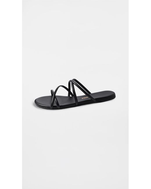 tkees leather slides