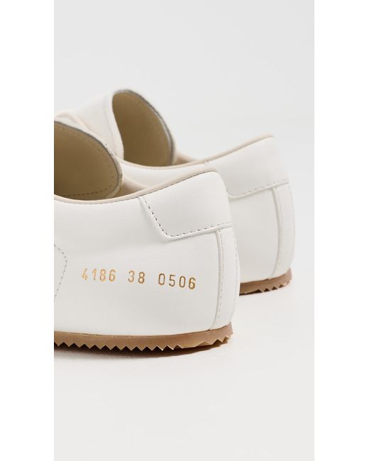 Common Projects White Driving Shoes