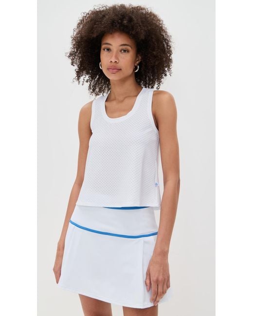 Addison Bay White Doubles Tank