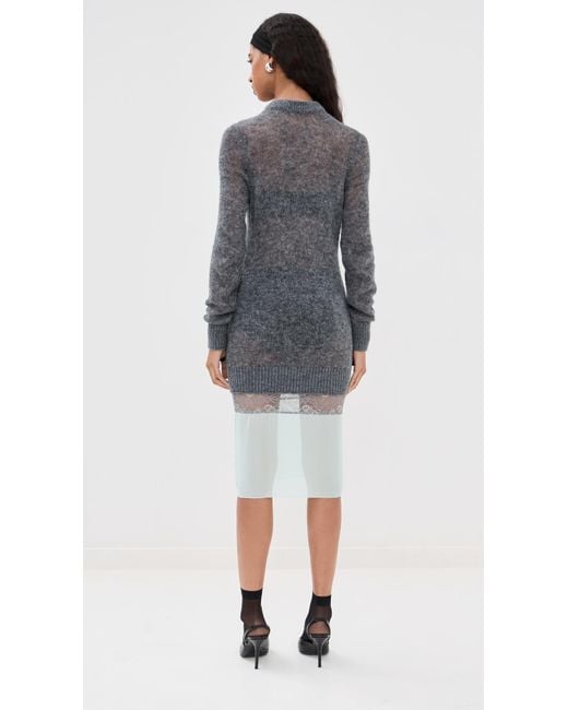 Coperni Black Multi Layer Pullover Dress