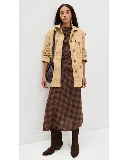 Isabel Marant Brown Nicole Skirt