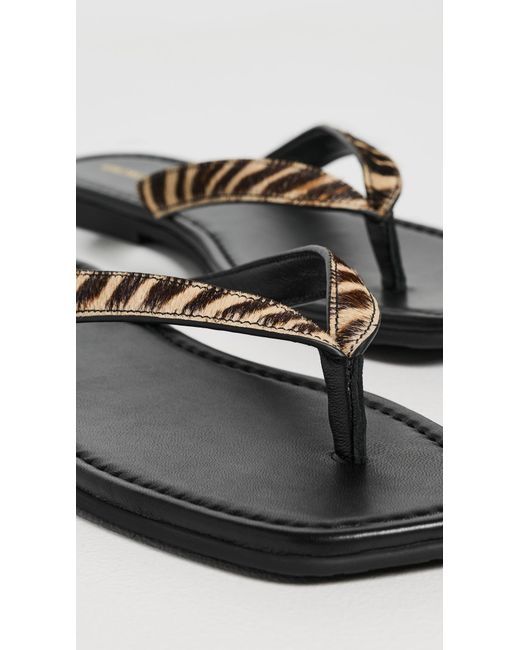 Veronica Beard Black Clea Sandals