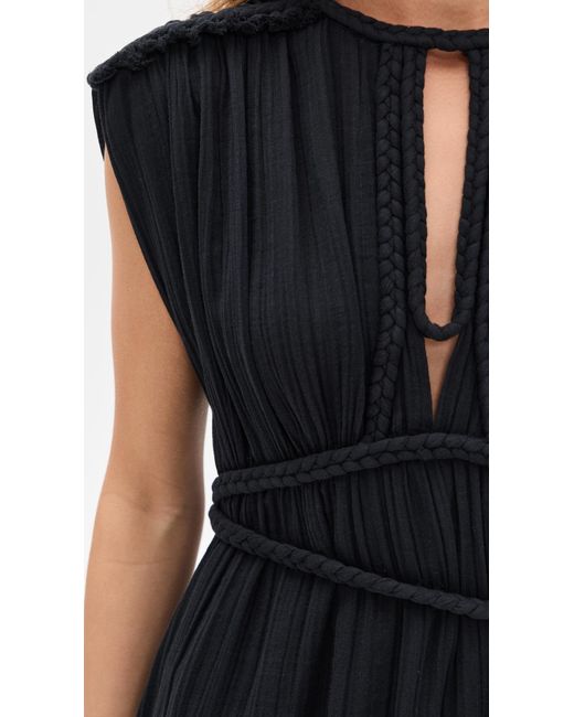 Isabel Marant Joya Maxi Dress in Black | Lyst