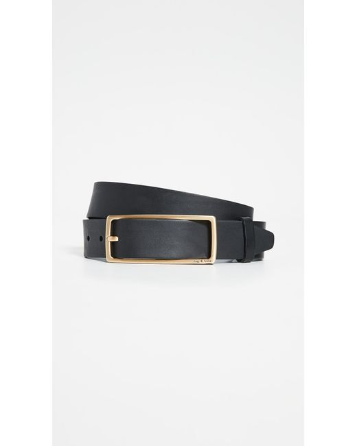 rag and bone white belt