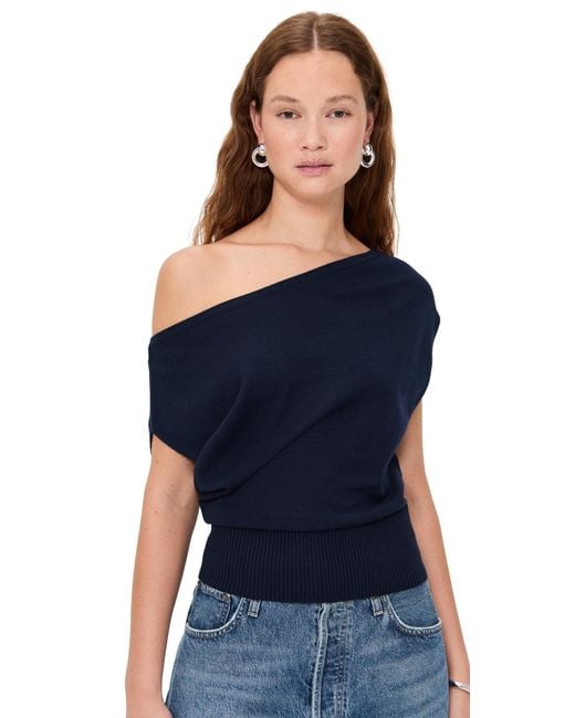 Ramy Brook Blue Chet Sweater