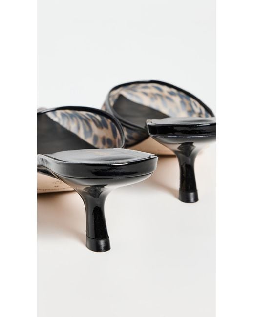 Reformation Black Wilda Kitten Mules