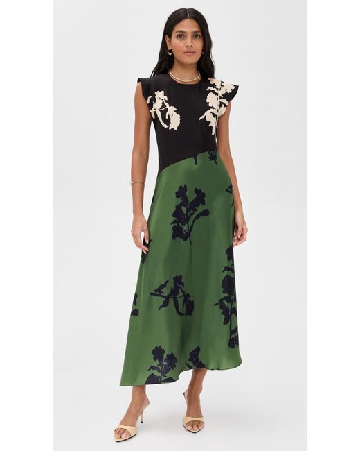 Tanya Taylor Violeta Dress in Green | Lyst Tanya Taylor Violeta Dress in Green | Lyst