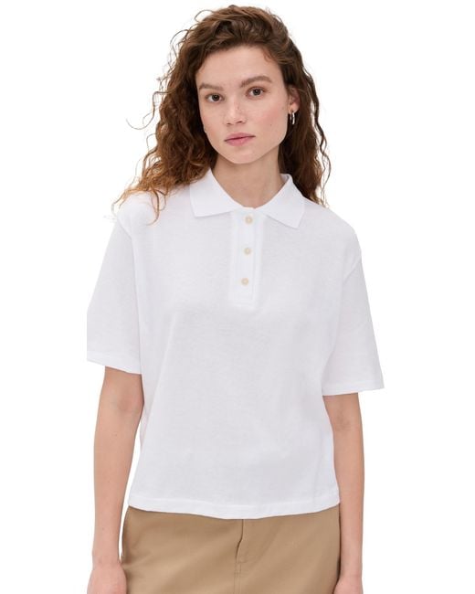 Vince White Easy Polo