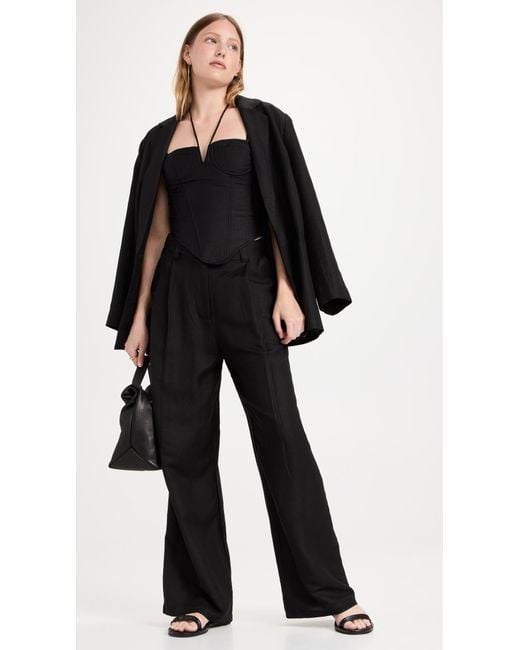 Lioness Black Del Gato Corset Top