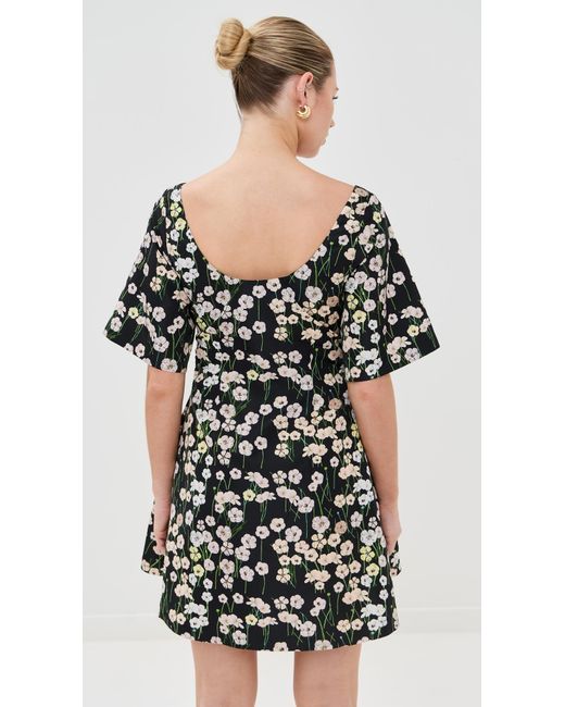 BERNADETTE Black Manou Short Dress