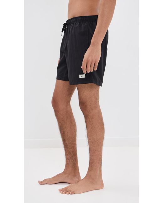 Bather Black Solid Swim Trunks 5 for men