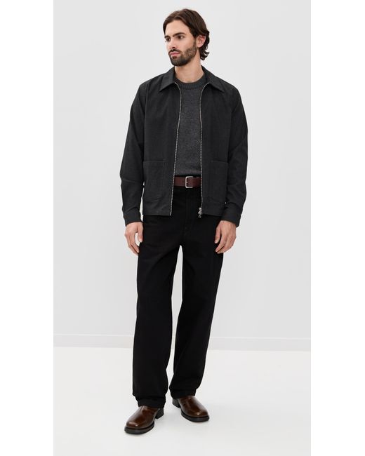 NN07 Black Virgil Zip Jacket for men