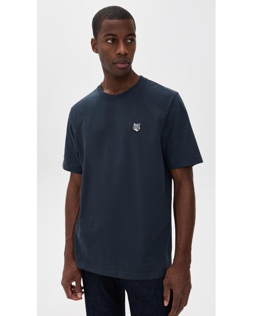 Maison Kitsuné Blue Fox Head Patch Comfort Tee for men