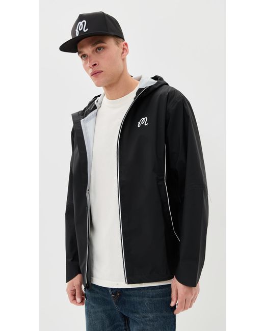 Malbon Golf Black Cloud Burst Jacket for men
