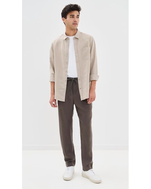 Vince Black Drawstring Pants for men